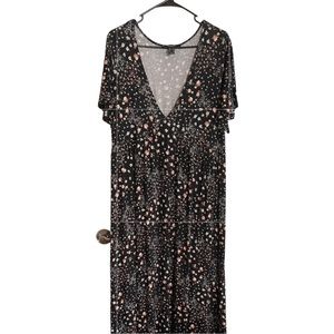 Forever 21 Ditsy Floral Maxi Dress Size 0X